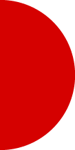 Red semi-circle